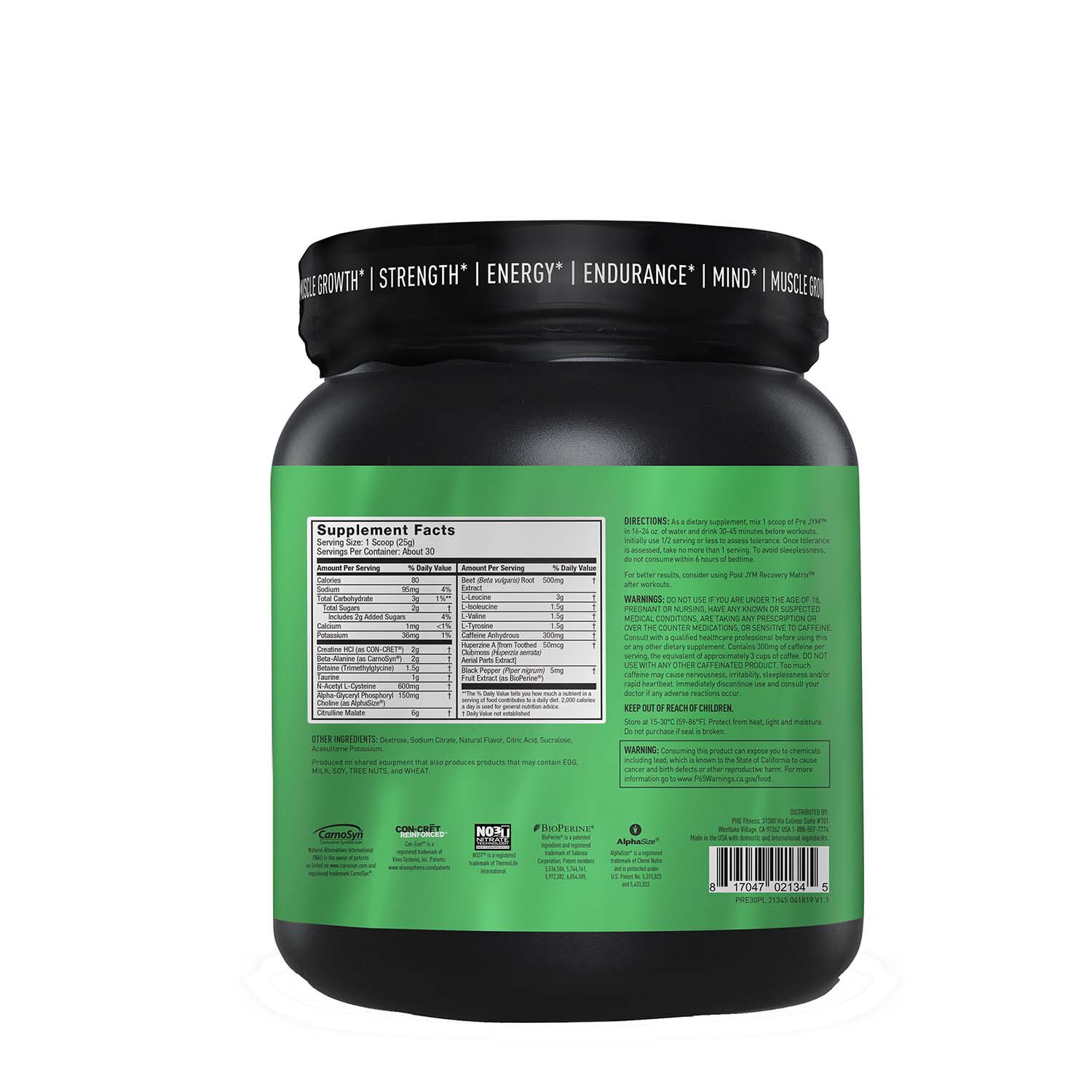 Pre Jym Pre-Workout - Pink Lemonade&nbsp;(30 Servings)